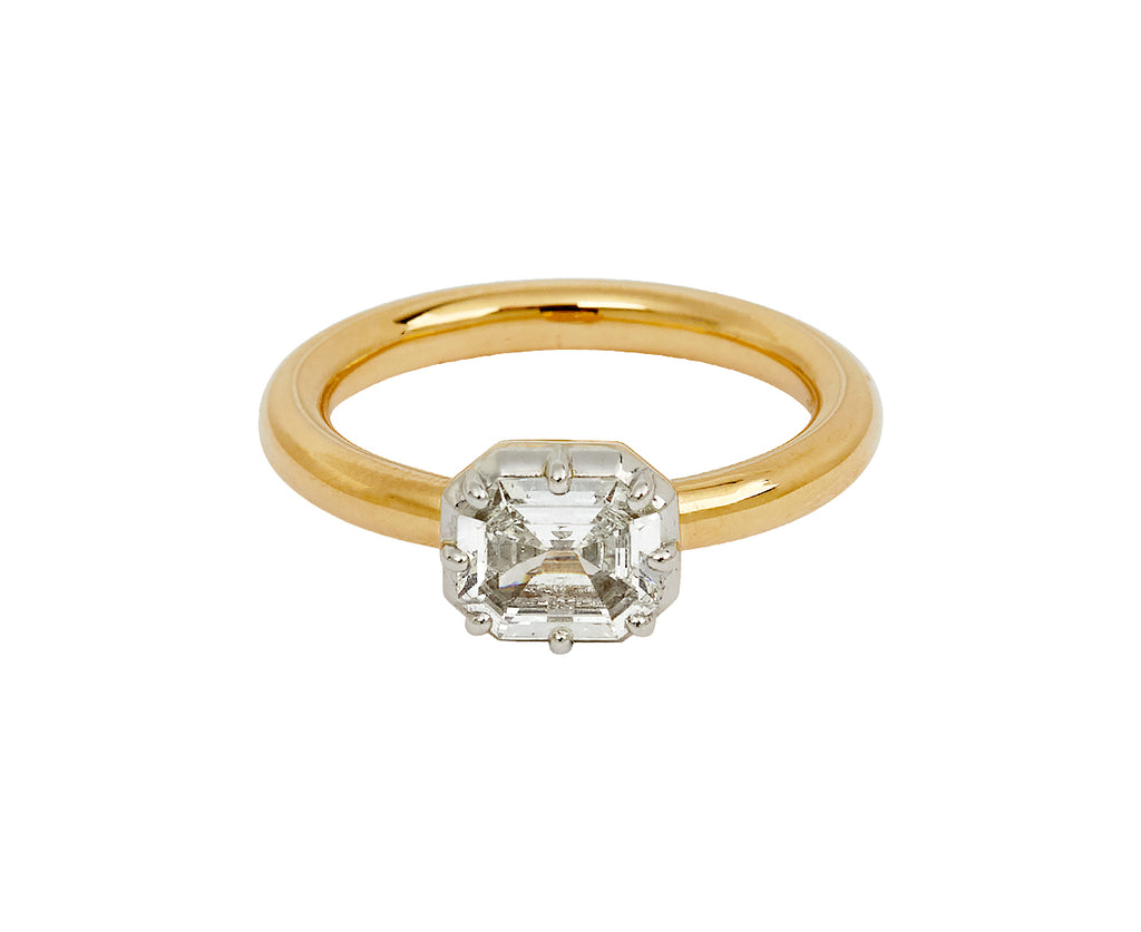 Single Stone Asscher Cut Marian Diamond Solitaire
