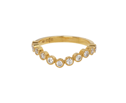 Diamond Gabby Curved Band