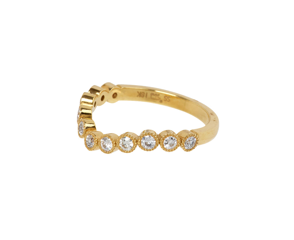 Diamond Gabby Curved Band