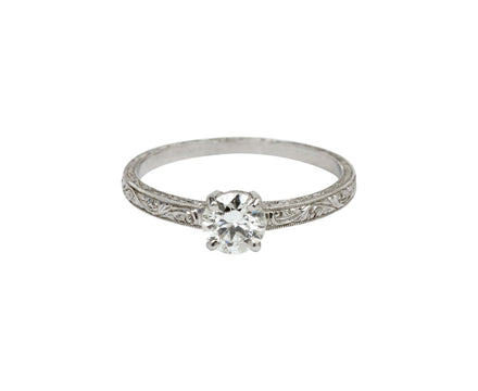 Eliza Platinum Diamond Solitaire - TWISTonline 