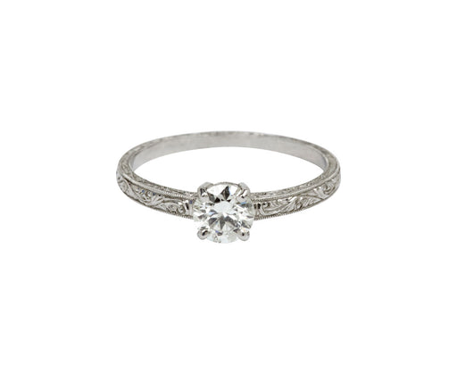 Eliza Platinum Diamond Solitaire - TWISTonline 