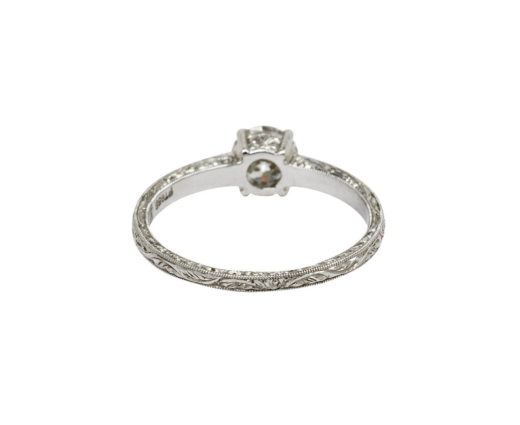 Eliza Platinum Diamond Solitaire - TWISTonline 