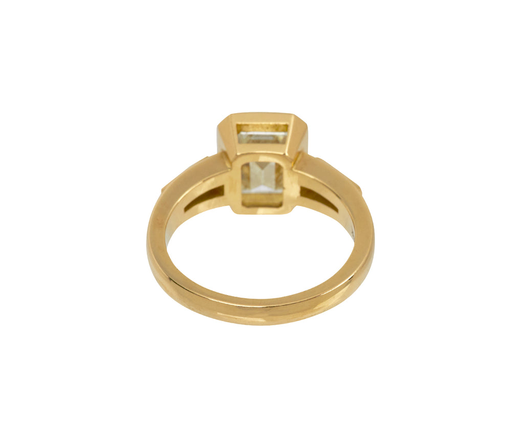 Emerald Cut Diamond Laurie Ring