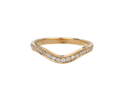 Curved Diamond Grace Band