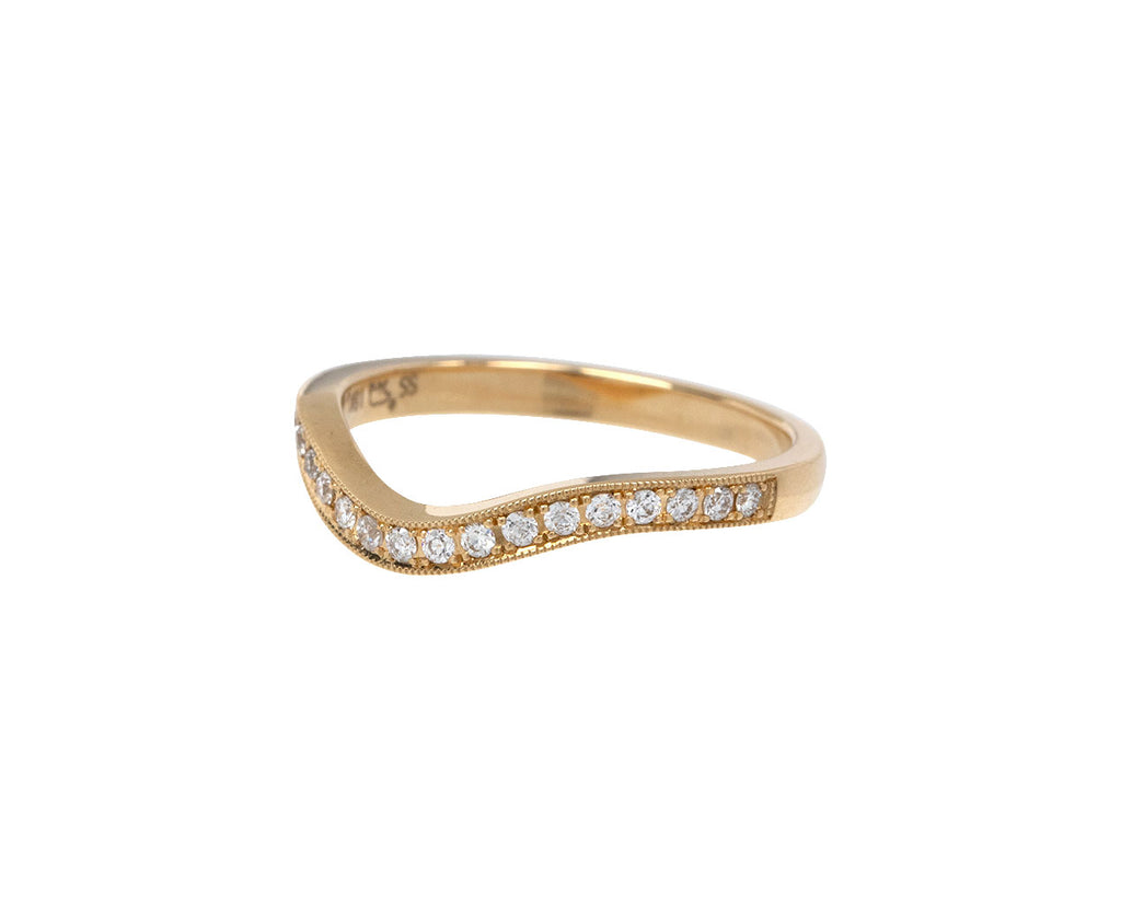 Curved Diamond Grace Band