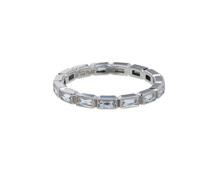 Platinum French Cut Diamond Small Julia Band