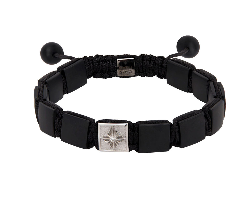 Tungsten and Black Ceramic Bracelet - Men