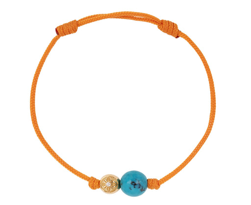 Turquoise and Shamballa Star Bead Bracelet