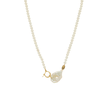 Freshwater Pearl Chain  Pendant Necklace