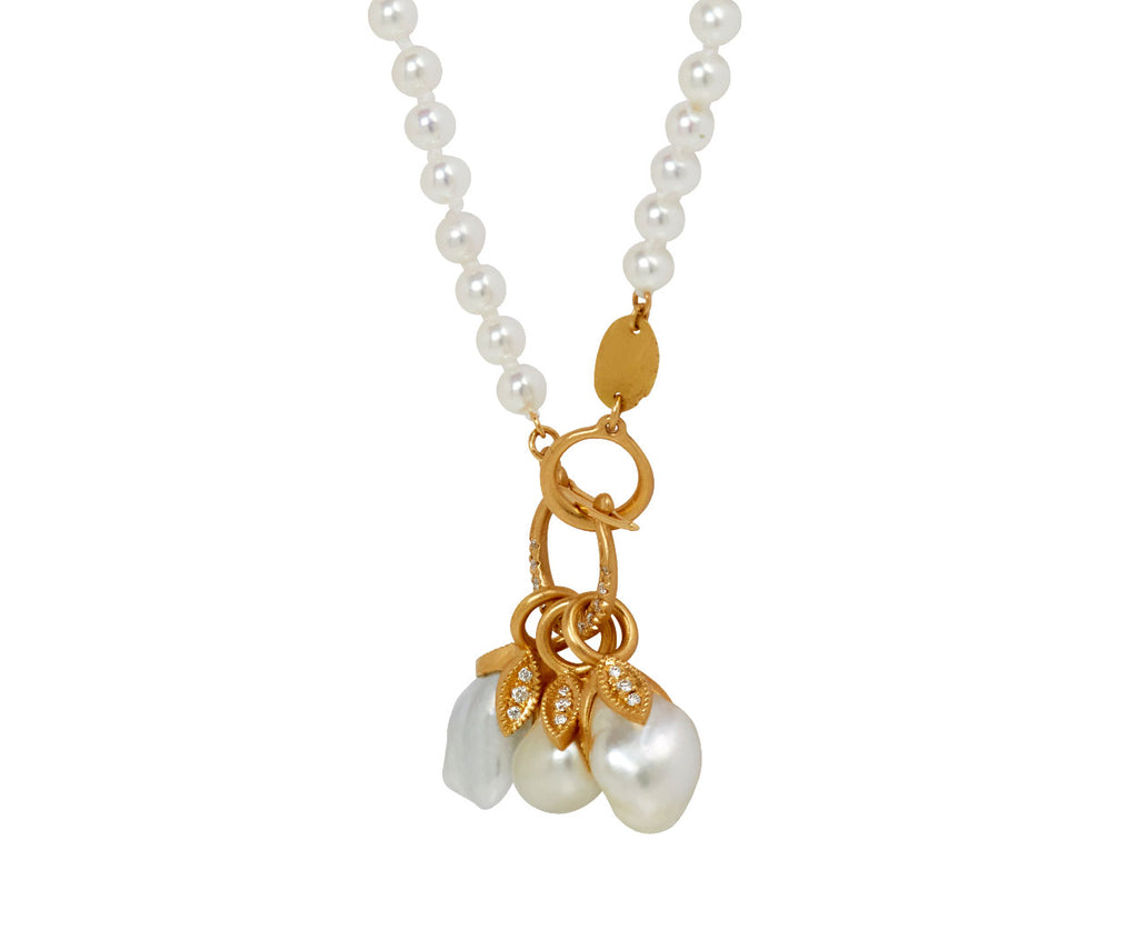 Freshwater Pearl and South Sea Pearl Pendant Necklace