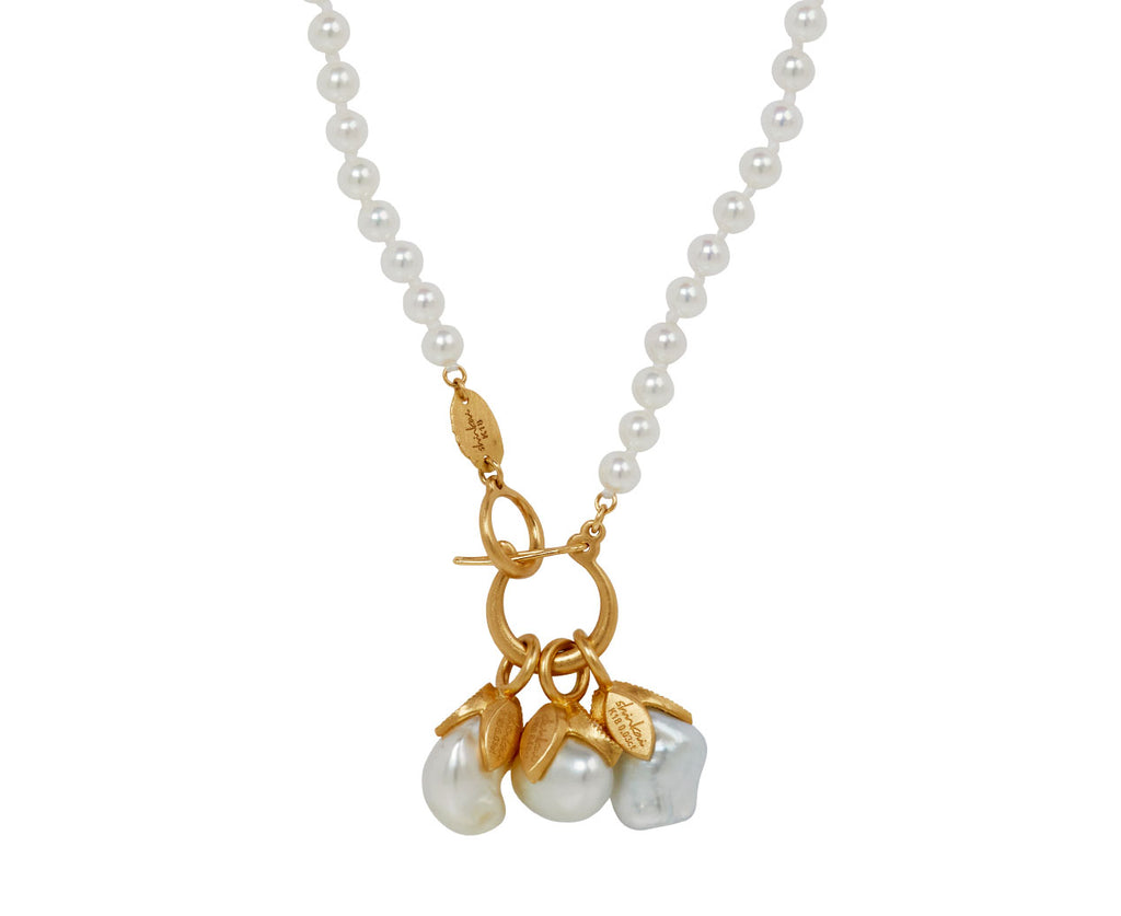 Freshwater Pearl and South Sea Pearl Pendant Necklace