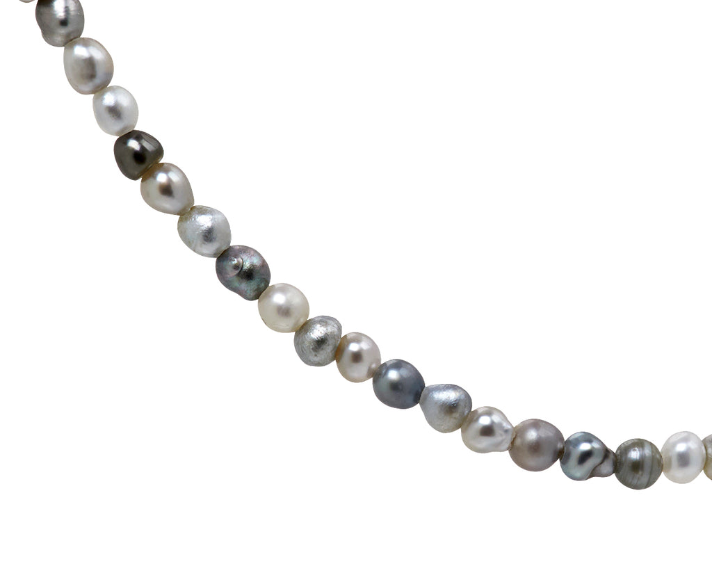 Mixed Pearl Pendant Necklace