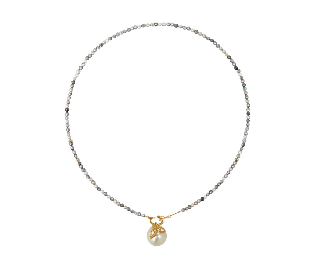 Mixed Pearl Pendant Necklace
