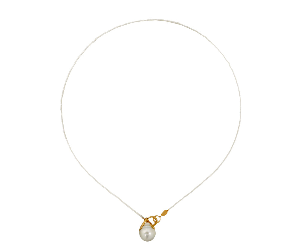 Akoya Pearl Chain with Pearl Pendant Necklace