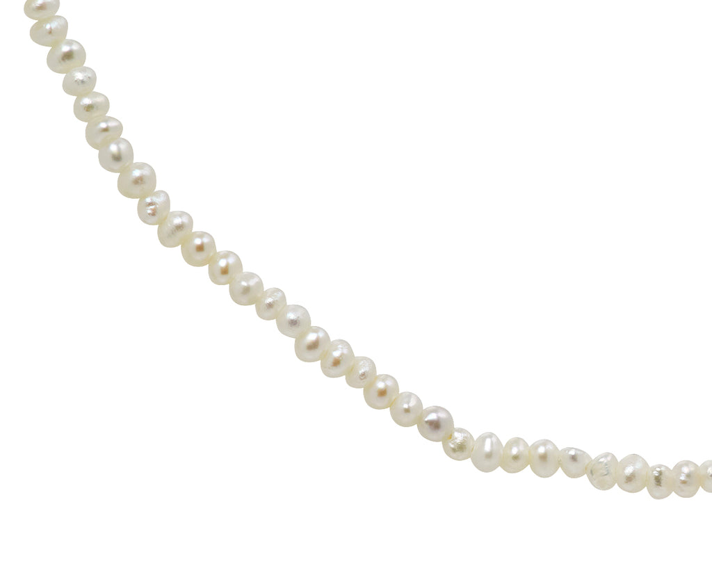 Freshwater Pearl Chain with Pearl Coronet Pendant Necklace