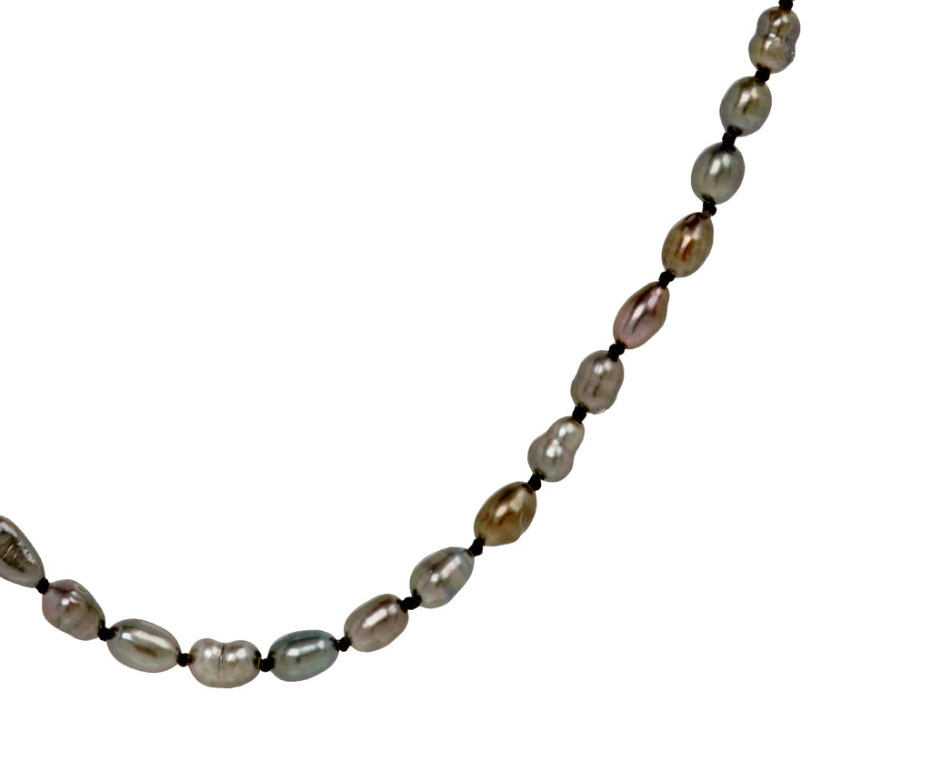 South Sea Pearl & Black South Sea Keshi Pearl Necklace