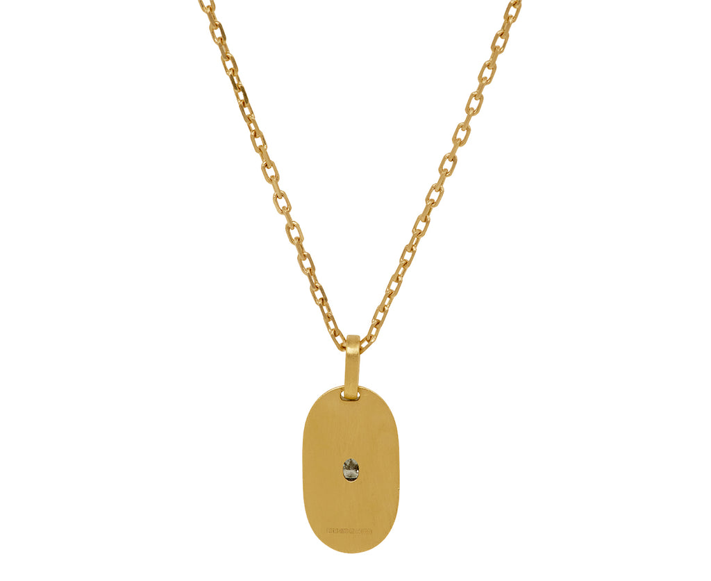 Medium Diamond Cartouche Pendant Necklace - TWISTonline 