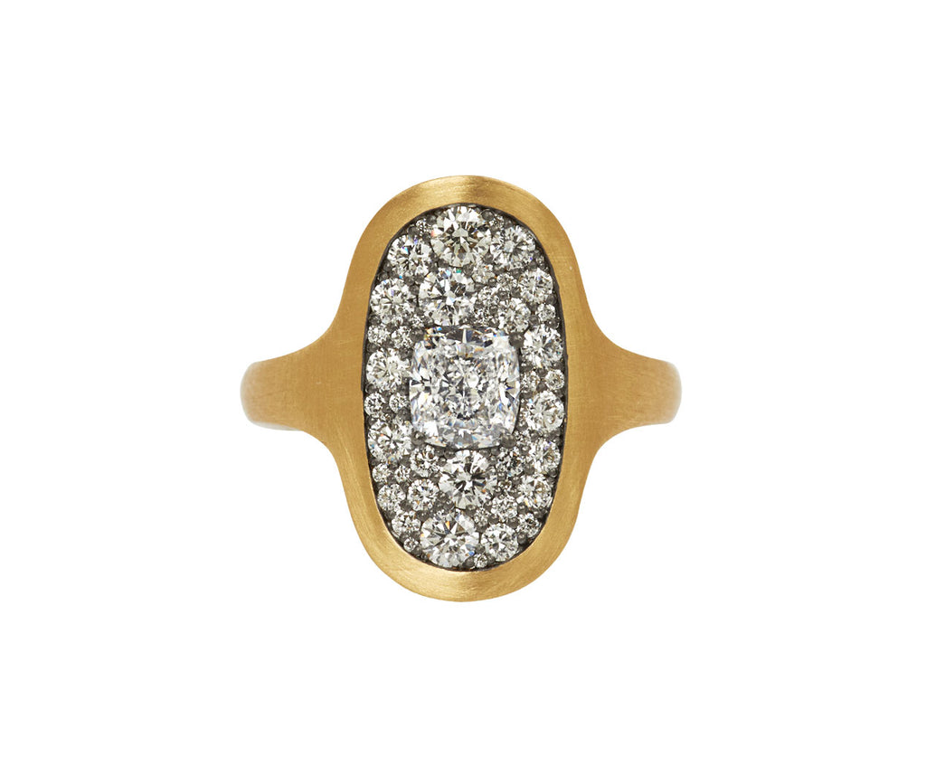 White Diamond Plinth Ring - TWISTonline 