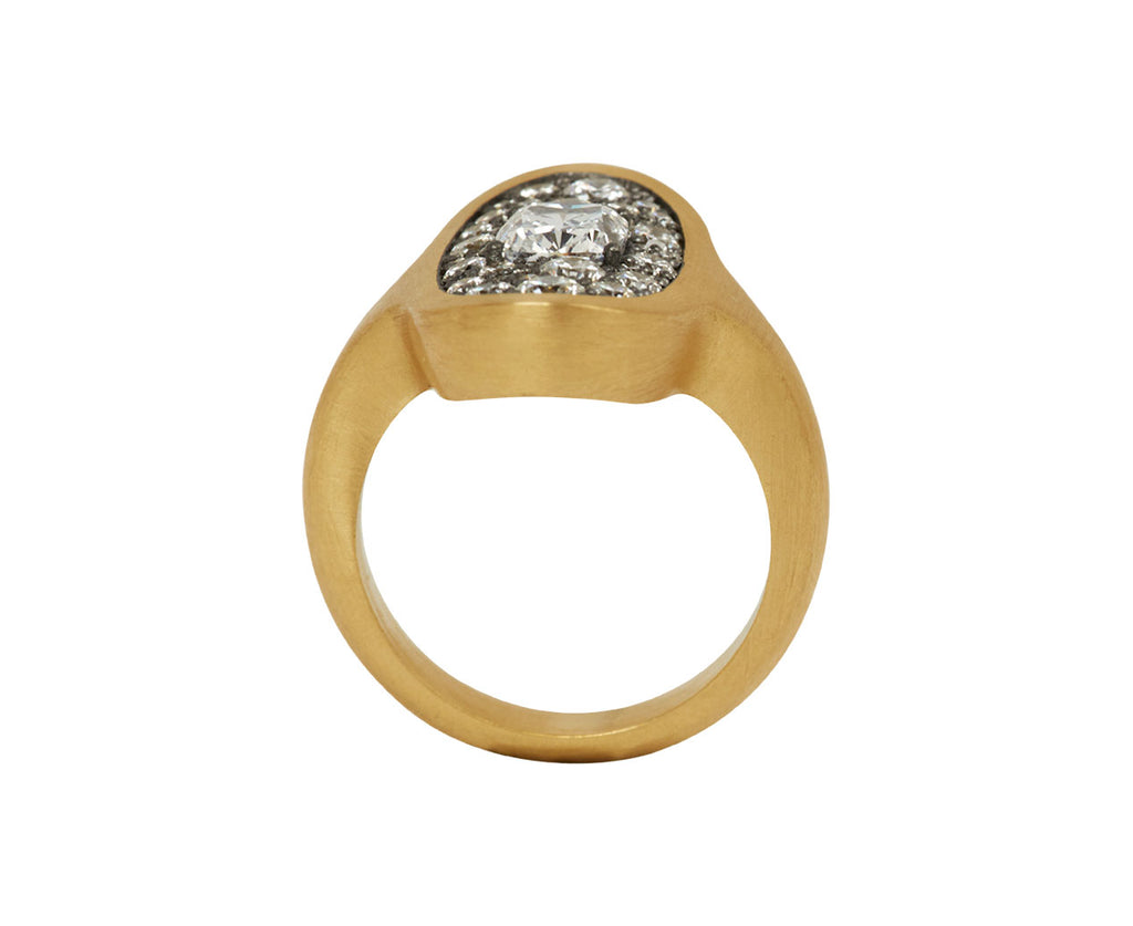 White Diamond Plinth Ring - TWISTonline 