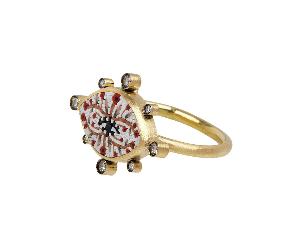 Brown Diamond Light Ray Ring