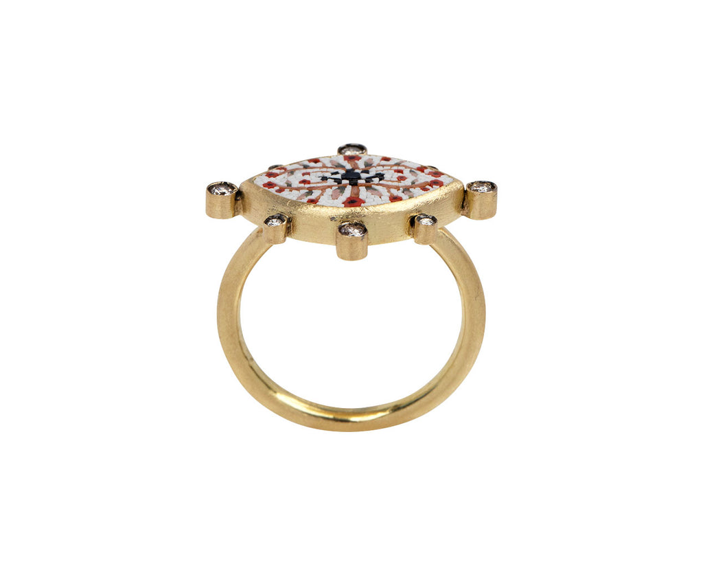 Brown Diamond Light Ray Ring