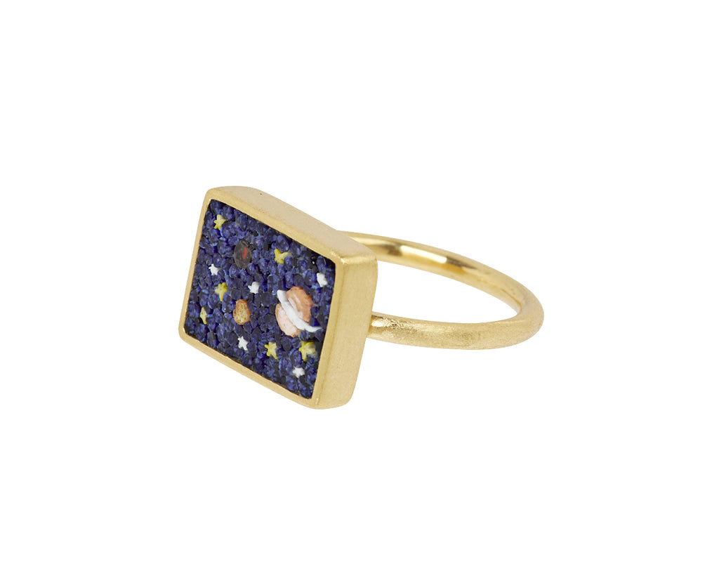 Micromosaic Among Stars Ring