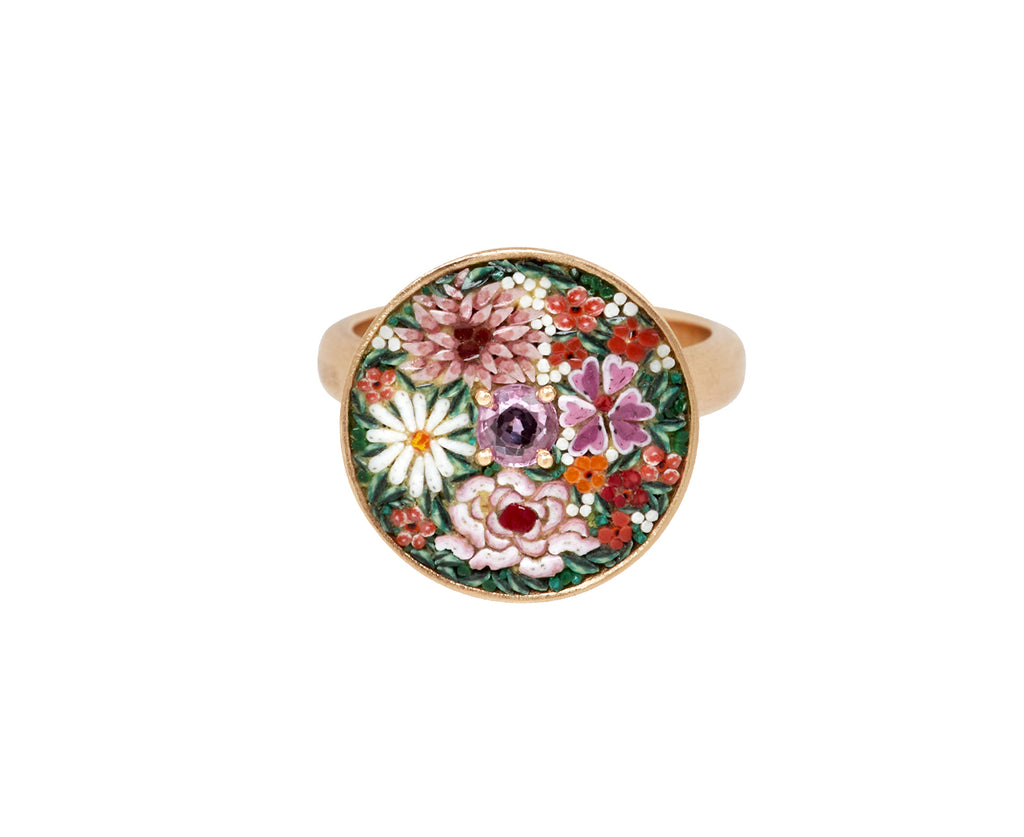 Micromosaic Bouquet Ring