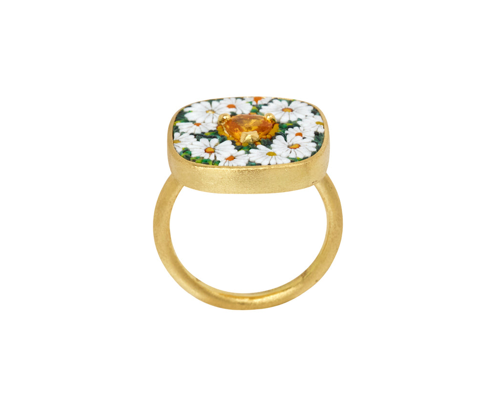 Micromosaic Daisy Ring