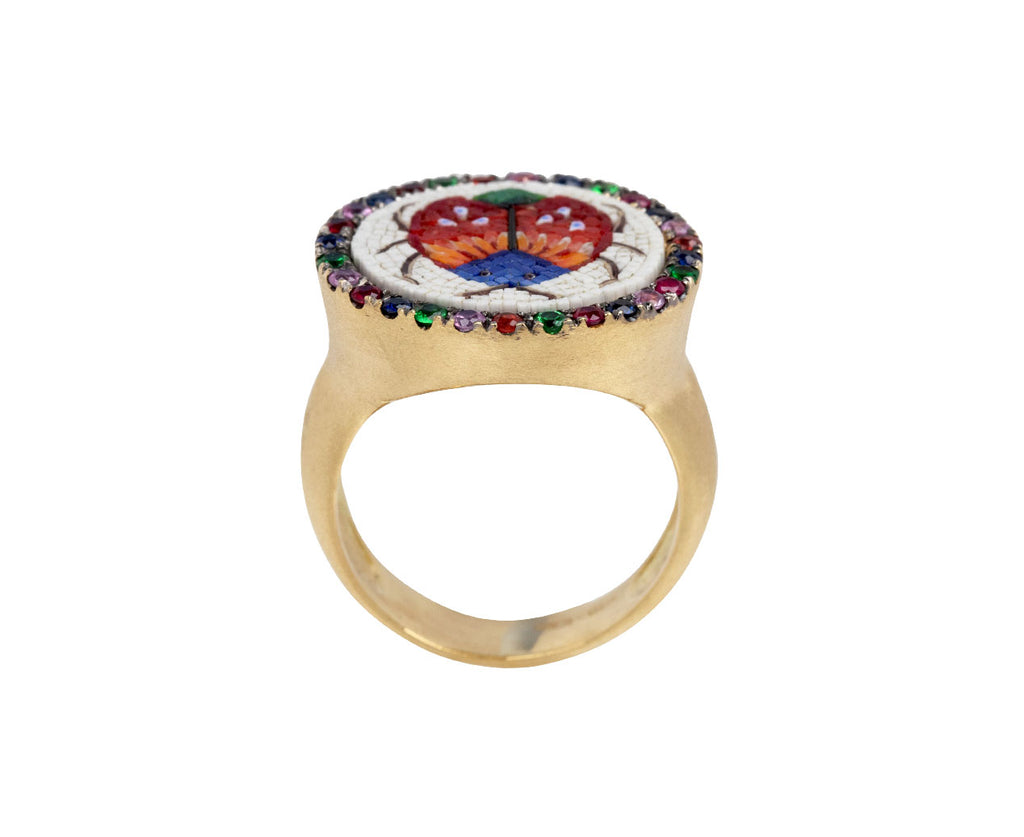 Micromosaic Evita Ring