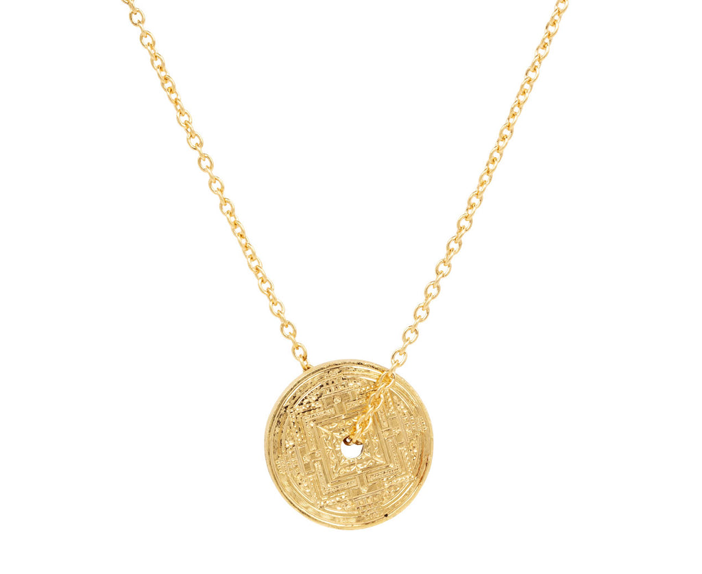 Micromosaic Mandala Necklace
