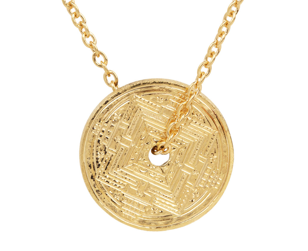 Micromosaic Mandala Necklace
