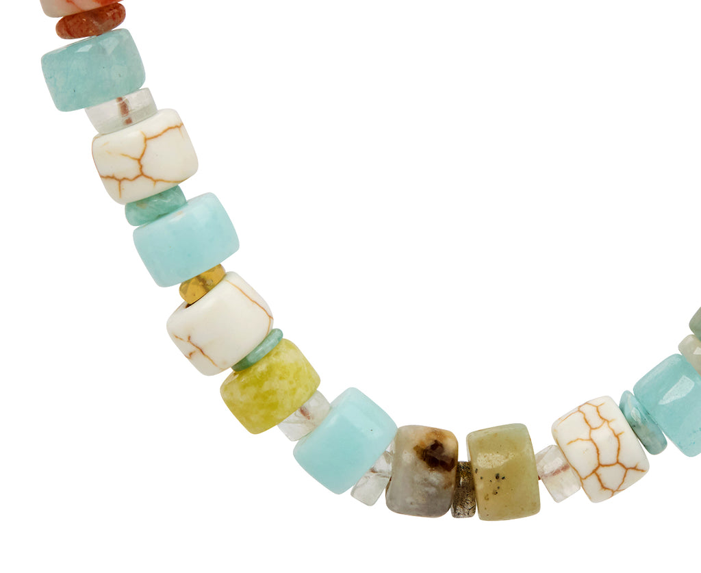 Lena Skadegard Multi Gem Beaded Necklace
