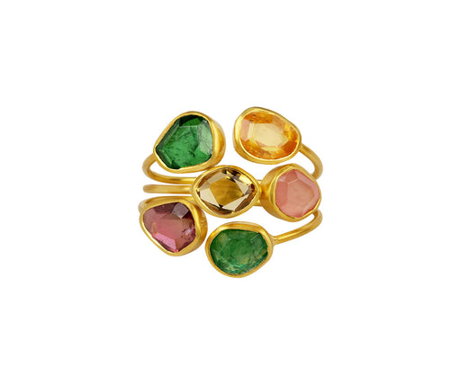 Mixed Tourmaline Ring