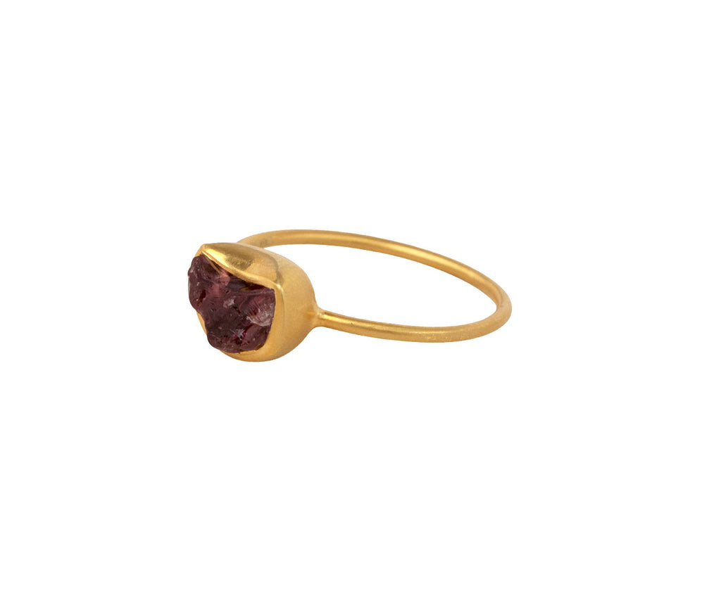 Pink Tourmaline Metamorphic Cup Ring