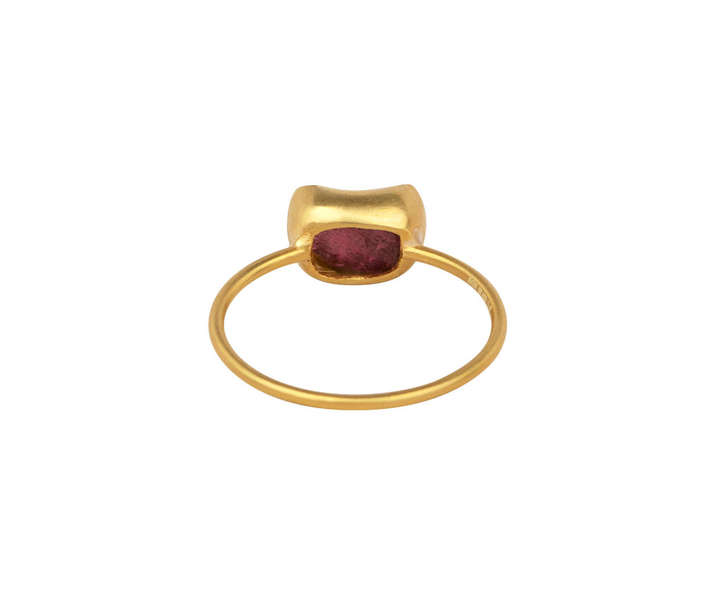 Pink Tourmaline Metamorphic Cup Ring