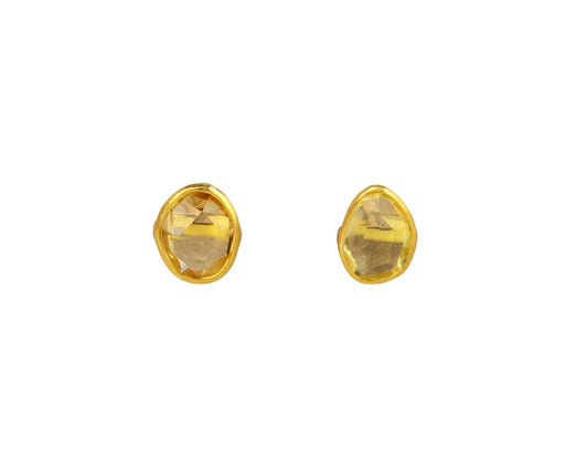 Pippa Small A New Day Classic Lemon Quartz Stud Earrings