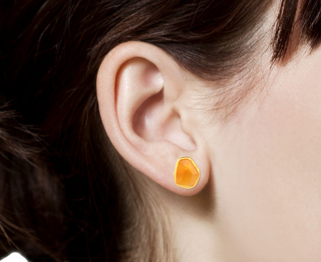 A New Day Classic Fire Opal Stud Earrings