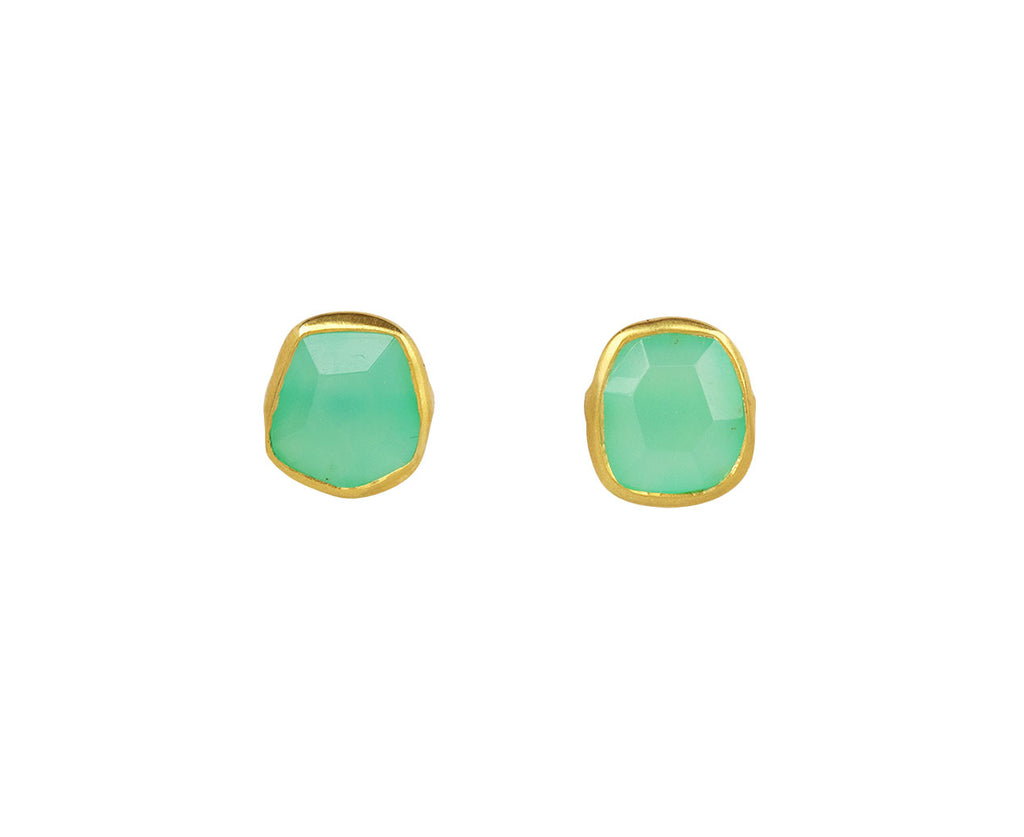 Pippa Small A New Day Chrysoprase Classic Stud Earrings