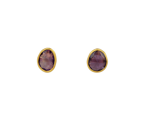 A New Day Classic Amethyst Stud Earrings