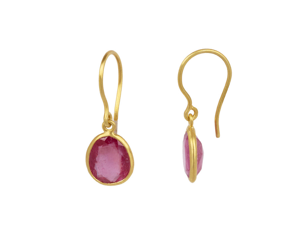 Ruby Drop Earrings