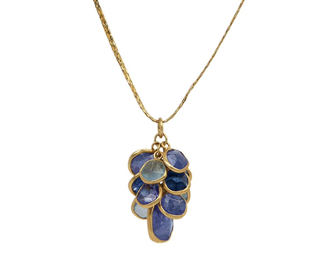 Eye of the Peacock Colette Mini Cluster Necklace