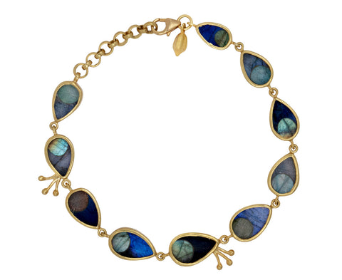Eye of the Peacock Labradorite Bracelet