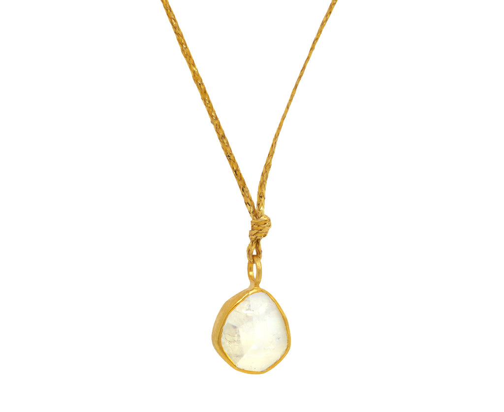 Rainbow Moonstone Moon Mist Colette Pendant Necklace