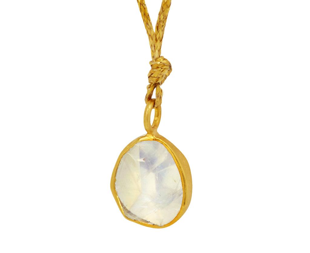 Rainbow Moonstone Moon Mist Colette Pendant Necklace