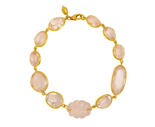 Rose Quartz Carnival Full Stone Bracelet