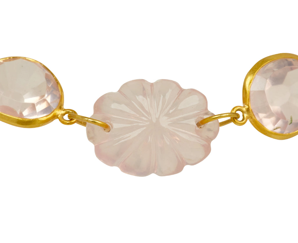 Rose Quartz Carnival Full Stone Bracelet