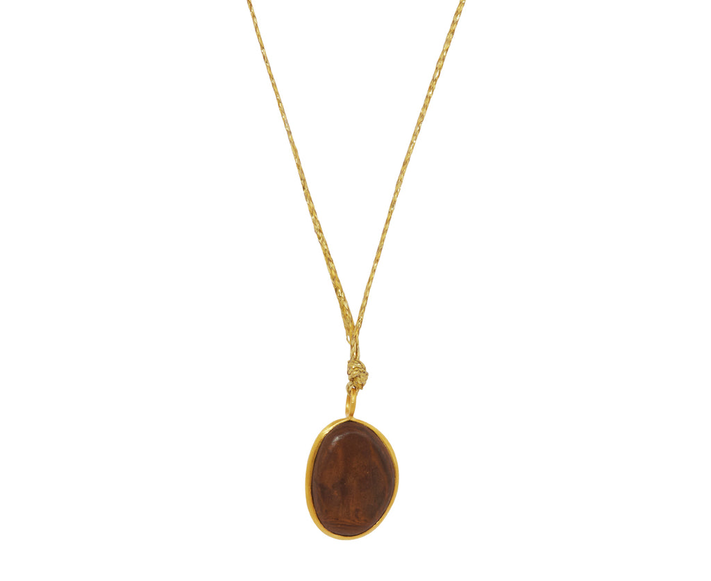 Pippa Small Alectrona Opal Colette Pendant Necklace - back