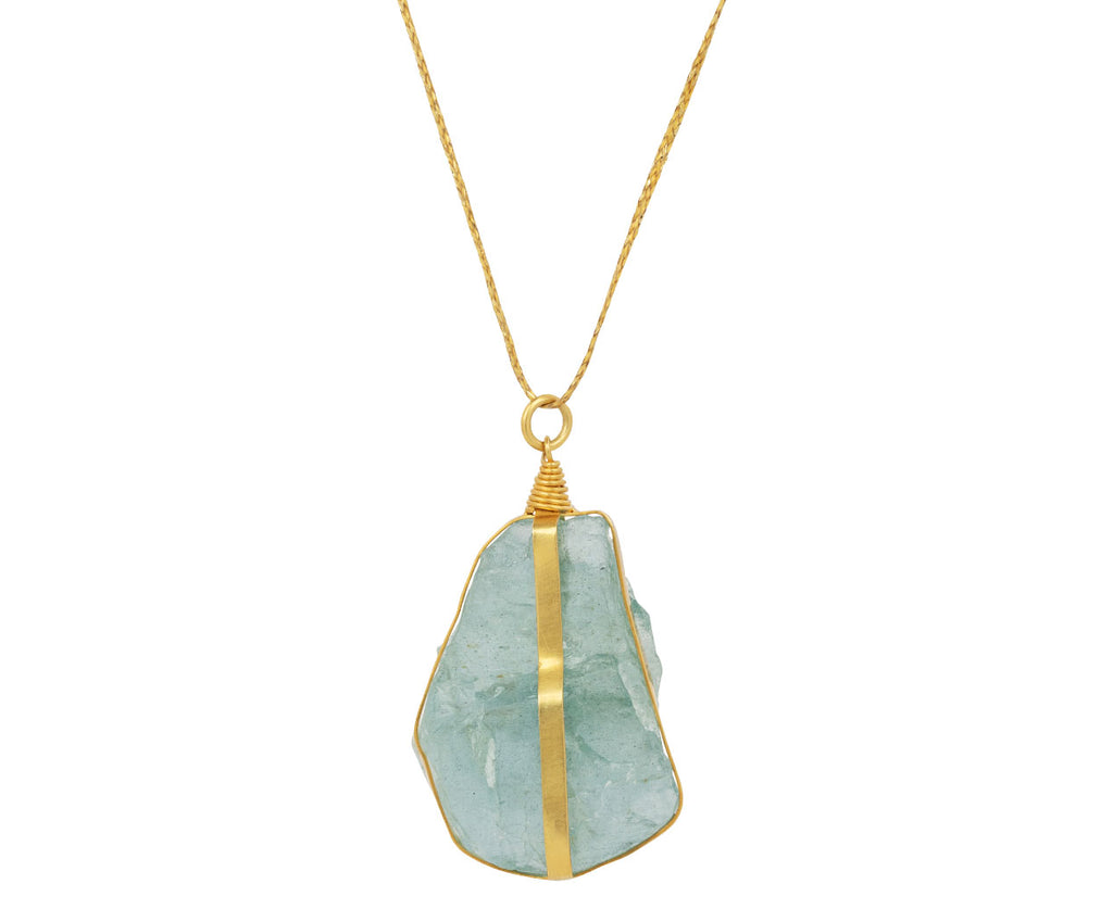 Aquamarine Parcel Set Pendant Necklace