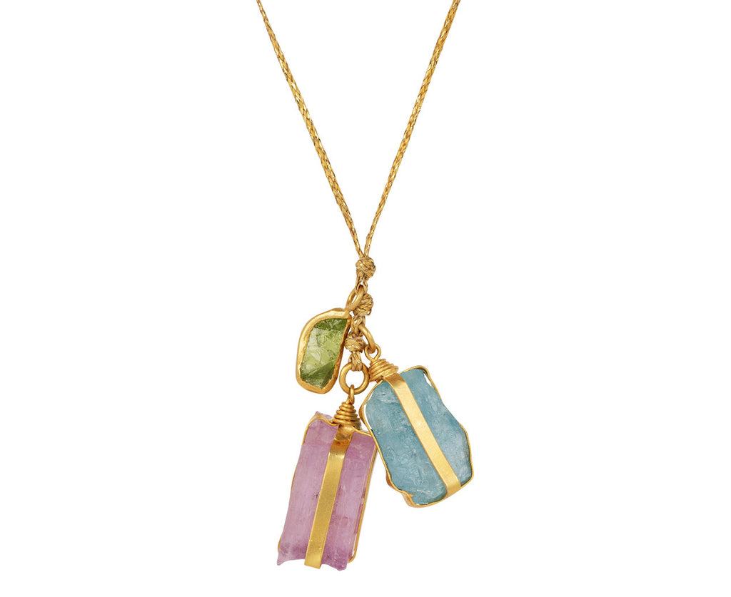 Pippa small aquamarine 2025 necklace