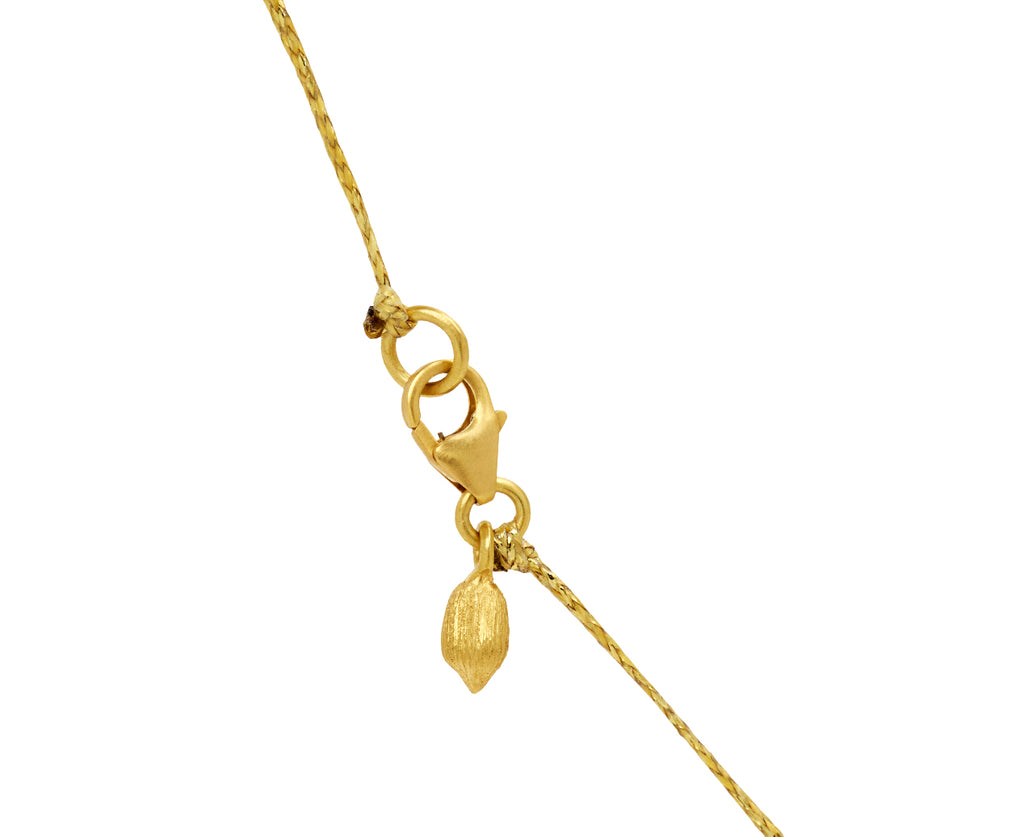 Spinel and Myanmar Single Bell Flower with Six Spinel Necklace